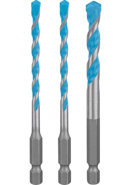 Professional Accessories 3x Expert Hex-9 Multiconstruction Delme Ucu Setleri (, Yumuşak Döşemeler, Çelik, Yumuşak Ahşap, Plastik, 5-8 Mm, Aksesuar Döner Matkap/vidalamalar)