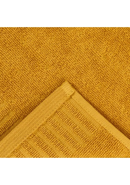 Soft Patte 2'li Havlu Seti - Hardal - 30X30 cm modelleri