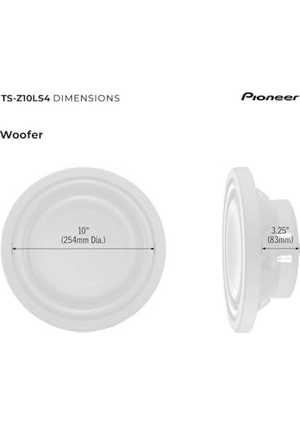 TS-Z10LS4 1300 Watt 25CM Subwoofer fiyatları