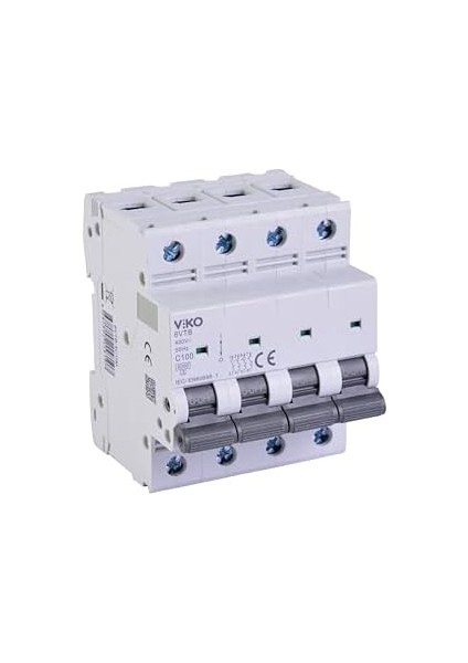 6VTB-4C100 Otomatik Sigorta 6ka C Tipi 4 Kutup 100A modelleri