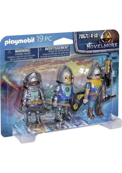 Novelmore 70761 Novemore Şövalyeleri 3&apos;lü Set, 4 Yaş ve Üzeri