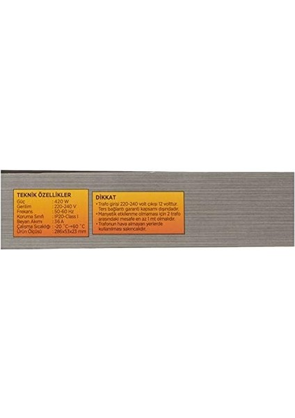 CT-2570 33 Amper Şerit LED Trafosu (400W) (Süper Slim) fiyatları