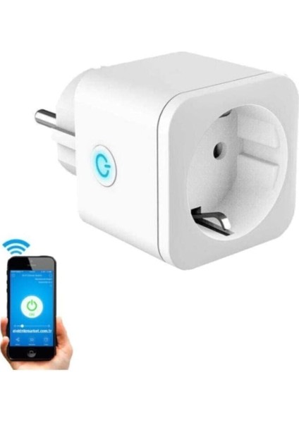 Uzaktan Telefonla Kontrol Edilebilir Wi-Fi Akıllı Priz