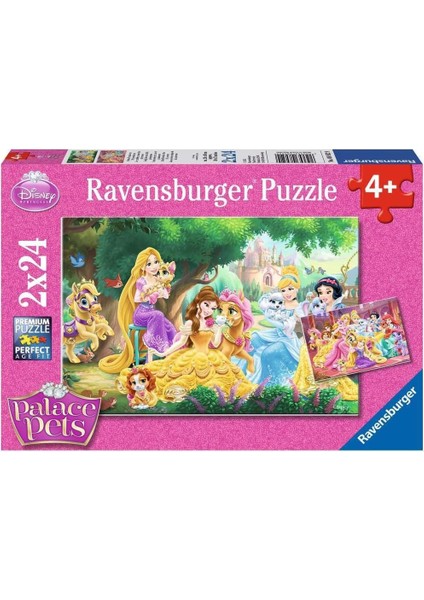 89529 Wd - 2X24P Puzzle - Prenses&apos;in Arkadaşları