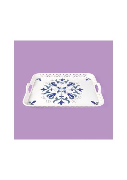 Kitchen Blueness Tepsi - Renkli - 51X38 cm
