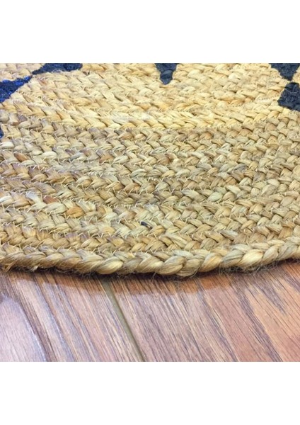 Home P05 Bolero Jüt Örgü Halı - Natürel - 90X90 cm modelleri