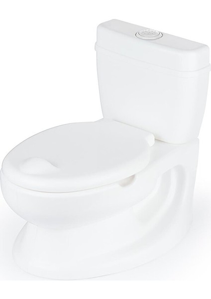 Bebek Tuvalet Eğitimi Lazımlık Klozet 18 Ay+ Beyaz