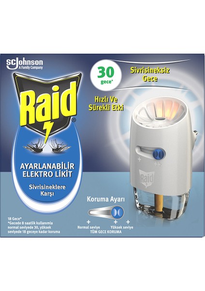 Ayarlanabilir Elektrolikit 30 Gece