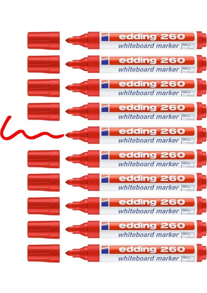 260 Beyaz Yazı Tahtası Kırmızı - 10