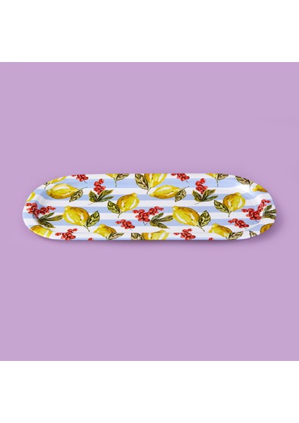 Limecello Sunumluk Tepsi - Renkli - 34,9X15,9 cm