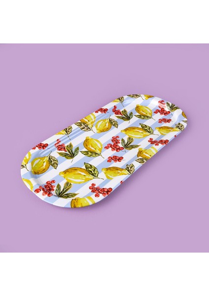 Limecello Sunumluk Tepsi - Renkli - 34,9X15,9 cm modelleri