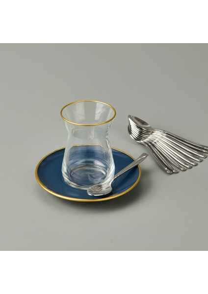 Fiesta Sade 12'li Çay Kaşığı - Gümüş - 11 cm modelleri