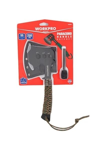 WP383002 250MM Çok Fonksiyonlu Kamp Baltası + Magnezyum Ateşleyici fiyatları