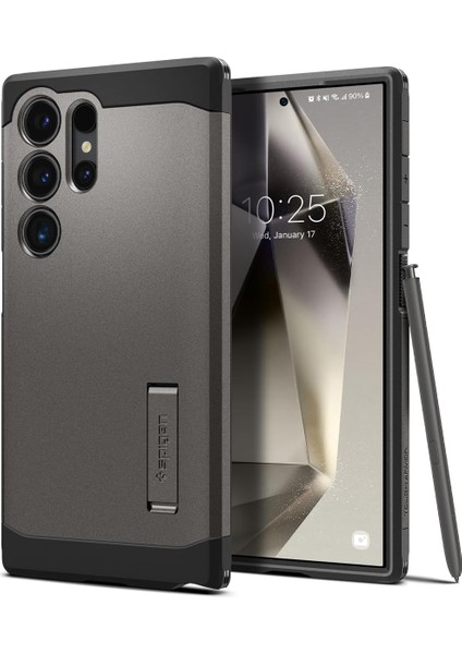 Galaxy S24 Ultra ile Uyumlu Kılıf Tough Armor Gunmetal - ACS07301