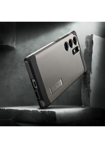 Galaxy S24 Ultra ile Uyumlu Kılıf Tough Armor Gunmetal - ACS07301 fiyatları