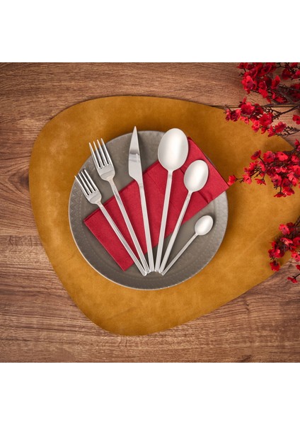 Diamond 72 Parça Çatal Kaşık Bıçak Seti - Inox