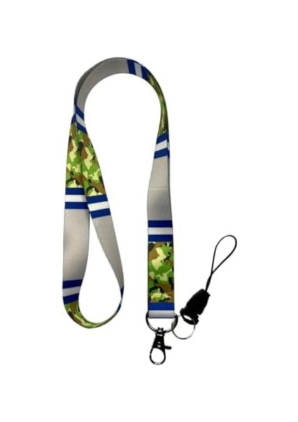 Kamuflaj Rengarenk Boyun Ipi ve Telefon Askısı Lanyard fiyatları