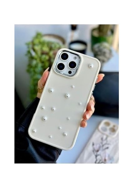 Aksesuar 16 Promax Uyumlu 3D Pearl Tasarımlı Oyuncaklı Silikon Kılıf - Krempearl fiyatları