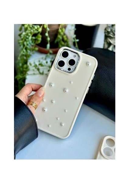 Aksesuar 16 Promax Uyumlu 3D Pearl Tasarımlı Oyuncaklı Silikon Kılıf - Krempearl modelleri