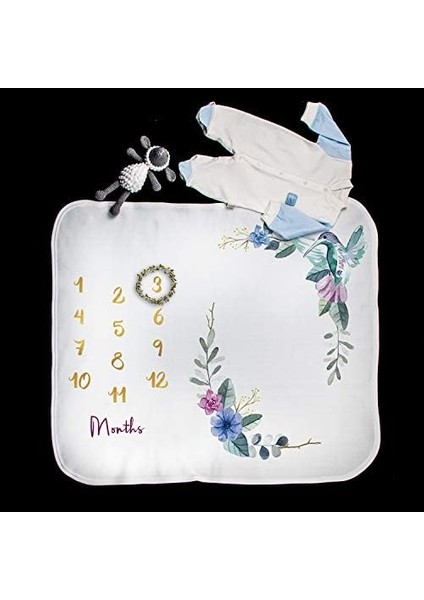 Çiçekleri Yeni Doğan Bebek Hediyesi Fotoğraf Battaniyesi fiyatları