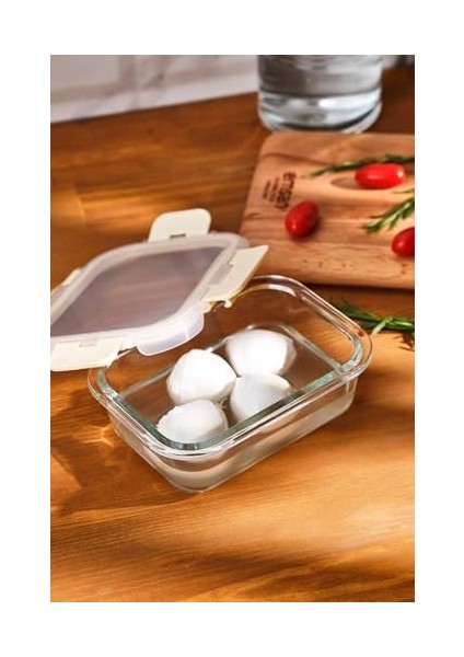 Soft 640 ml Borosilikat Saklama Kabı modelleri