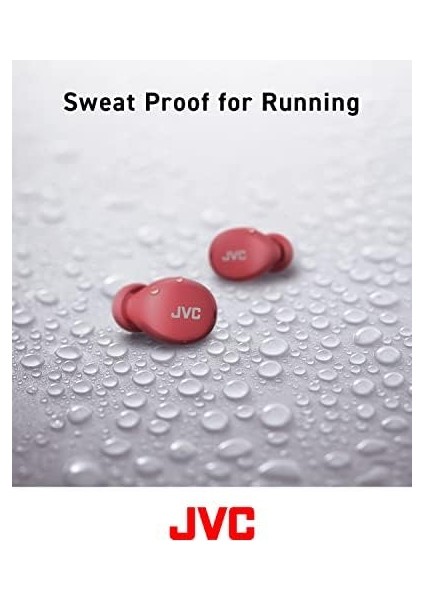 Jvc Gumy Mini Kablosuz Kulaklıklar - 3 Ses Modu, Su Direnci (Ipx4) ve 23H Pil ile Küçük ve Hafif Bluetooth (5.1) Kulaklıklar. Spor ve Ev Kulaklıkları - HA-Z66T-R modelleri