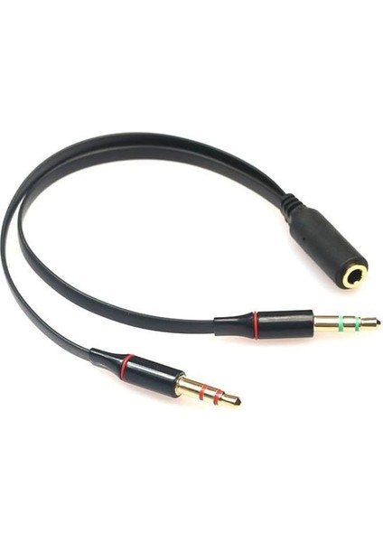 Kulaklık Mikrofon Çevirici Ayırıcı Switch Splitter 3.5mm