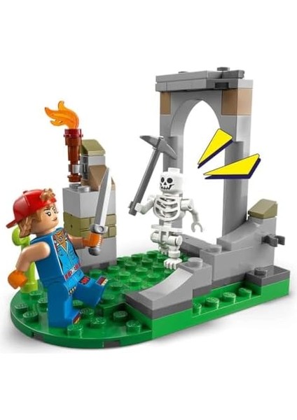 Fortnite Muzaffer ve Tamirci Çırağı&apos;nın Kampı 77075-7 Yaş ve Üstü Kız ve Erkek Çocuklar Için Tamirci Çırağı ve Iskelet Dahil Video Oyunu Figürleri Içeren Yaratıcı Oyuncak Yapım Seti (250 Parça) modelleri