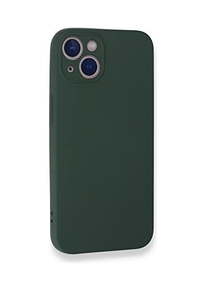 Aksesuar 14 ile Uyumlu Içi Kadife Dışı Mat Yapıya Sahip Kamera Korumalı Lansman Silikon Kılıf (Yeşil) modelleri