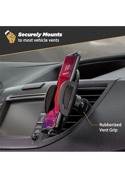 Suhv-Xces0 Select Havalandırma Telefon Tutucu Araba ve Havalandırma Klipsleri Için, Taşınabilir, Kullanışlı Hızlı Açma Düğmesi modelleri