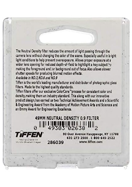 Filtre 49 mm Nötr Yoğunluk 0.9 Filtr fiyatları