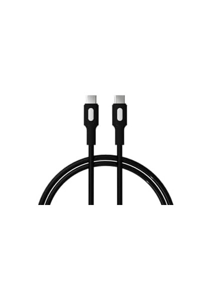 Type C-C Power Delivery Hızlı Şarj Kablosu, Siyah Kablo, Beyaz/siyah Uçlar (150 Cm) modelleri