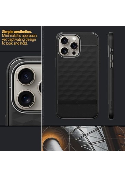 15 Pro ile Uyumlu Kılıf Parallax Mag Magsafe Özellikli - ACS06749 modelleri