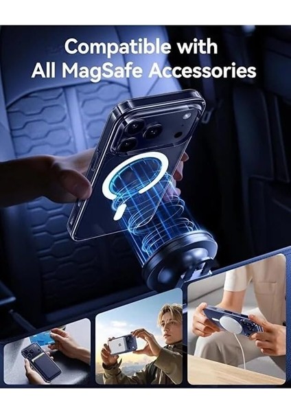 Ggm Aksesuar 17 Pro Max Için Magsafe ile Uyumlu Sararmaz Sert Pc Polikarbon Şeffaf Telefon Kılıfı | Sararmaya Karşı Dayanıklı, Güçlü Mıknatıslı Magsafe Desteği, Ultra Ince ve Şık Tasarım fiyatları