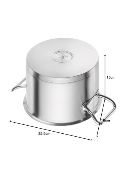 Derin Tencere, 16 Cm, Yuvarlak, 18/10 Paslanmaz Çelik fiyatları