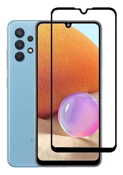 A32 6d Temperli Ekan Koruycu Cam Tam Kaplama