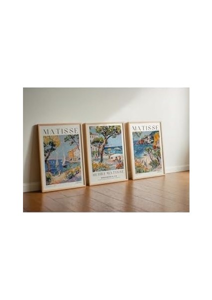 3&apos;lü Çerçevesiz Poster, Modern Dekoratif Çerçevesiz Poster, Tablo, 3, 50 x 70 modelleri