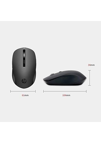 S1000 Kablosuz Mouse Siyah modelleri