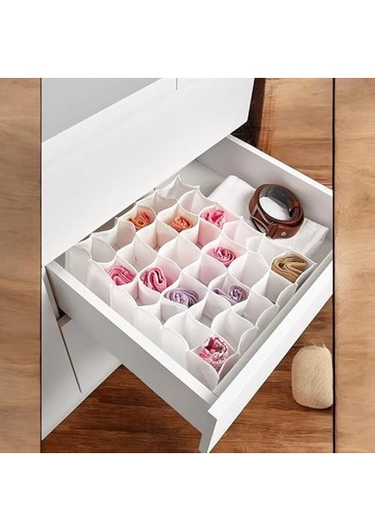 30 Gözlü Petek Organizer Çekmece Içi Çorap Kemer Iç Çamaşırı Düzenleyici modelleri