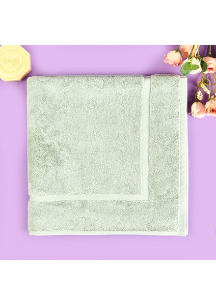 Soft Samantha Ayak Havlusu - Mint - 60X60 cm