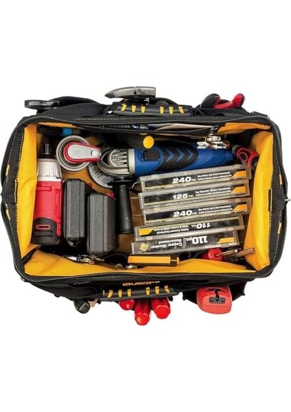 DA980192 16&apos;&apos; Ağır Hizmet Geniş Ağızlı Bez Alet Takım Çantası modelleri
