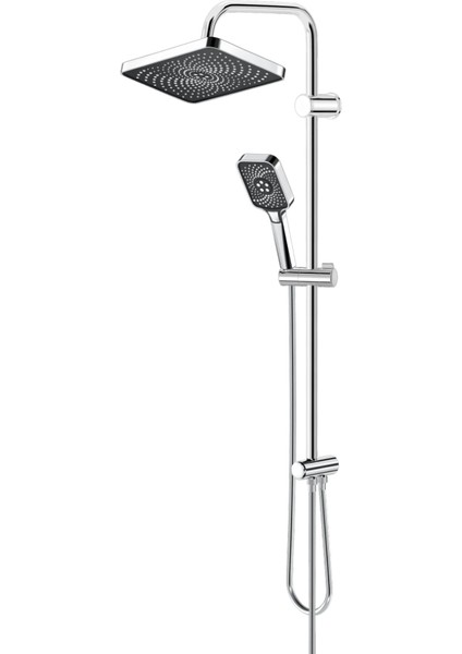 | Valtemo Premium Seri Büyük Boy Yağmurlama Duş Seti - Neoflex Pvc Hortumlu - Butonlu Sistem fiyatları