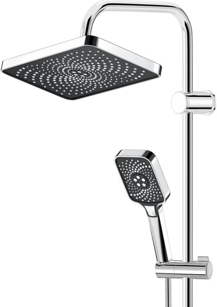 | Valtemo Premium Seri Büyük Boy Yağmurlama Duş Seti - Neoflex Pvc Hortumlu - Butonlu Sistem indirimleri