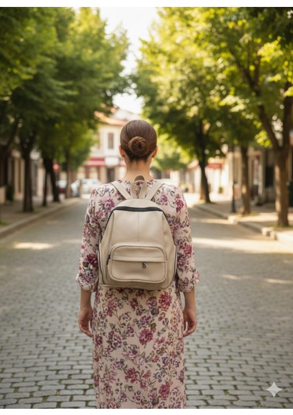 Donna Model Sırt Çantası-Yıkama Suni Deri