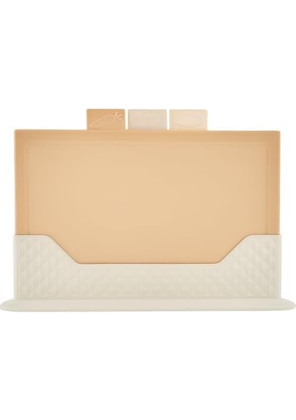 Coffy 4 Parça Plastik Kesme Tahtası Seti + – Renkli, Hijyenik, Kaymaz 3 Adet Gıda Hazırlama Tahtası – 31X20 cm Sebze Et Balık Kesim Tahtası – Mutfak Düzenleyici Organizer modelleri