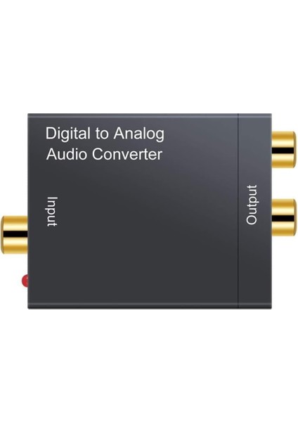 Analog Ses Dönüştürücü,toslink, Optik Çıkış To Rca Çevirme Dac Spdıf Koaksiyel Optik Dönüştürme L/r Rca, Toslink Optik Ses Için Ps4 Hd DVD Ev Sinema Sistemleri