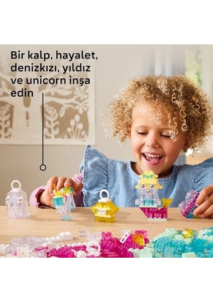 Sihirli Saydam Kutu 11040 – 5 Yaş ve Üzeri Çocuklar Için Mini Figürler Içeren Renkli Parçalar ve Askı Parçaları Yapım Seti (340 Parça) fiyatları