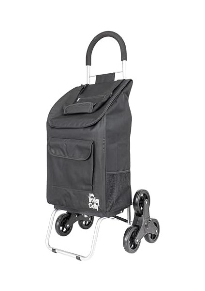 Dolly Merdiven Tırmanışı, Siyah Yaşam Malzemesi Katlanabilir Alışveriş Sepeti Apartment Ev modelleri