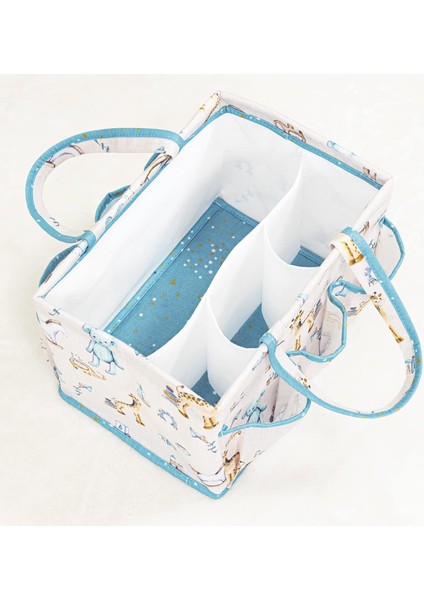 Kapısı Başucu Düzenleyici Bakım Çantası Organizer (Mavi)