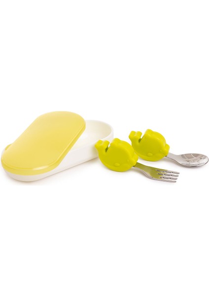 Çelik Çatal Kaşık Seti Saklama Kutulu 1 Adet